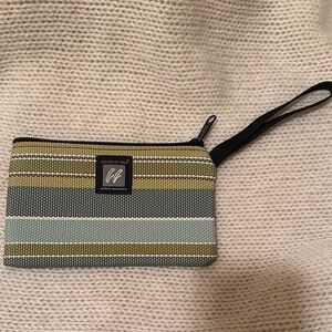 Erika handmade woven vinyl purse